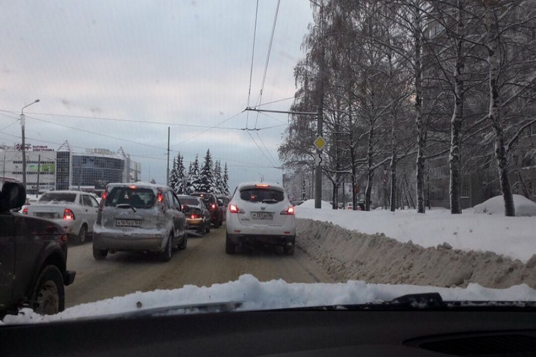 Пенза. Утро. Пробки