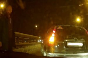 На пензенской дороге между местными автолюбителями произошла жесткая ссора