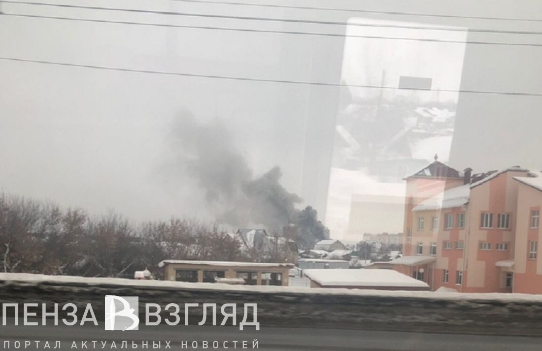 Пензенцы сообщают о возгорании в Терновке