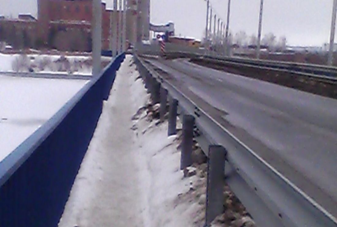 Пензенцы пожаловались на нечищенный мост в районе ТЭЦ-1