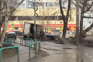В пензенской Терновке «ГАЗель» провалилась в траншею